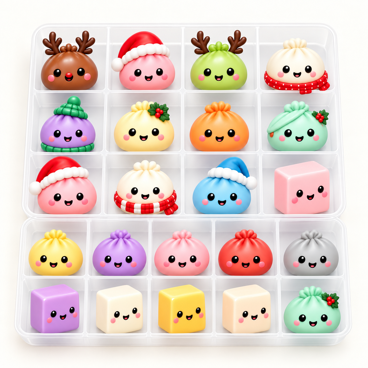 Christmas Dumpling Squishy Advent Calendar