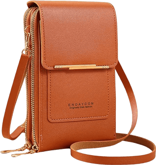2026 Trendy Minimalist Elegant Women's Touchscreen Crossbody Phone Wallet