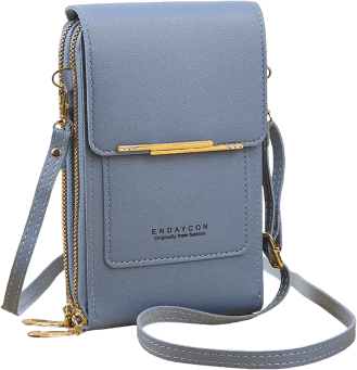 2026 Trendy Minimalist Elegant Women's Touchscreen Crossbody Phone Wallet