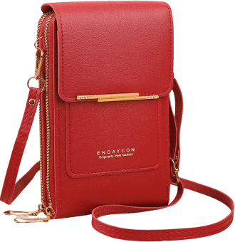 2026 Trendy Minimalist Elegant Women's Touchscreen Crossbody Phone Wallet