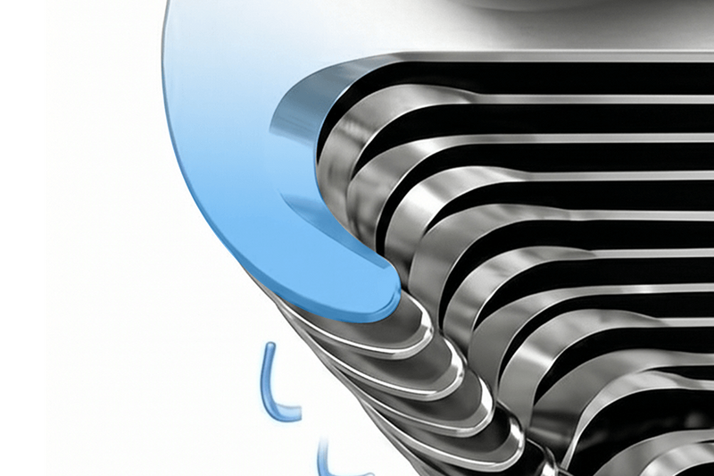 17-Tooth Deshedding Side