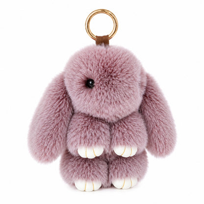 Handmade Plush Rabbit Keychain 100% Handmade Special Gift for Holiday Birthday