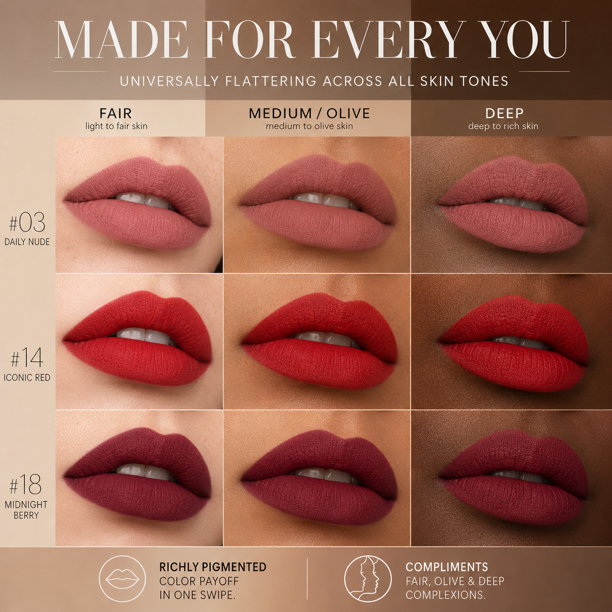 2026 Hot 49% OFF Matte Matt Lipstick Set, Long Lasting Lipstick 24 hour Waterproof Lip Gloss 10Pcs Liquid