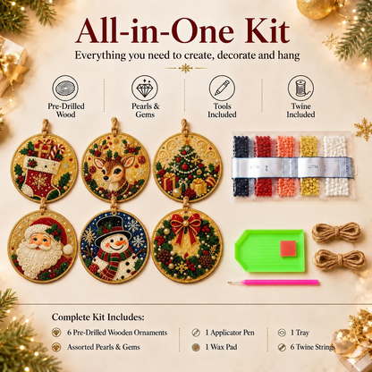 🔥Christmas Sale 50% OFF🎄 DIY Diamond Painting Ornaments Kit