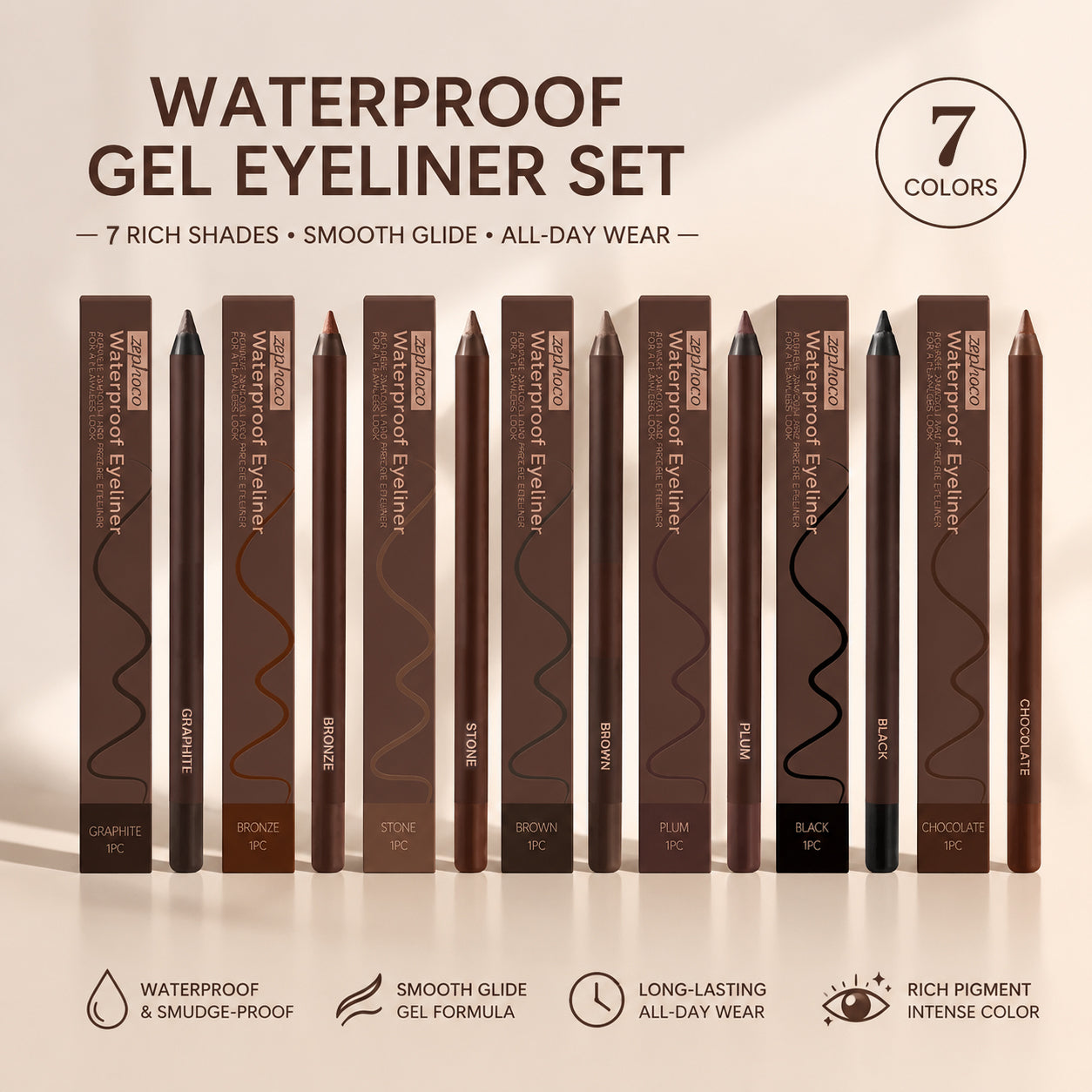 24h Long-Wear Gel Eyeliner Pencil