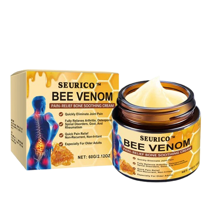 🔥Final 3 Hours: 80% OFF - SEURICO™ Bee Venom Pain Relief Bone Soothing Cream🐝