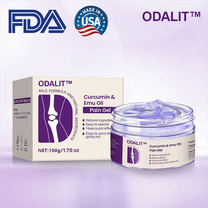 🔥Final 3 Hours: 80% OFF - ODALIT™ Curcumin & Emu Oil Pain Gel – 🏥Backed by US Osteopathic Experts