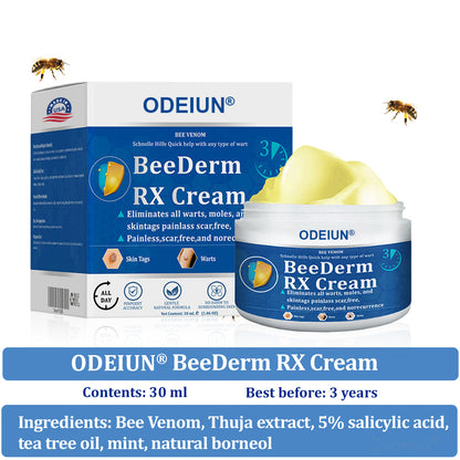 🔥Final 3 Hours: 80% OFF - ODEIUN® BeeDerm RX Cream, Painless, Targeted Treatment for Warts, Skin Tags, Skin Lesions, Infections, Cysts, and Scars💛