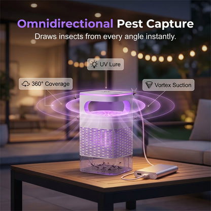 🦟50K+ sold!  UV Mosquito Killer Lamp – quiet, USB, chemical-free