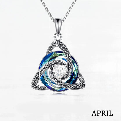Birthstone Celtic Knot Necklace