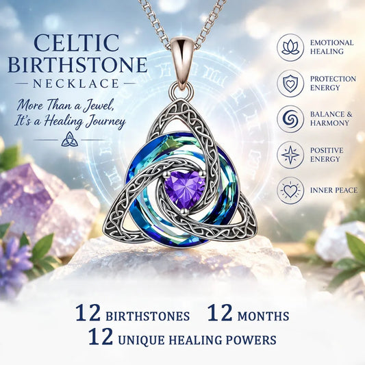 Birthstone Celtic Knot Necklace