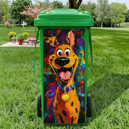 Funny Animal Trash Can Stickers 😂