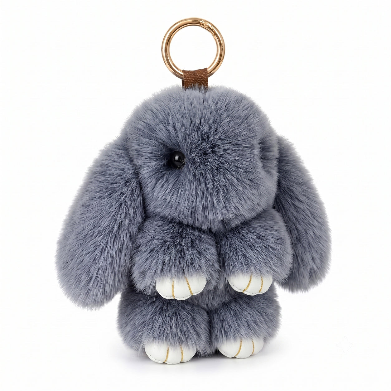 Handmade Plush Rabbit Keychain 100% Handmade Special Gift for Holiday Birthday