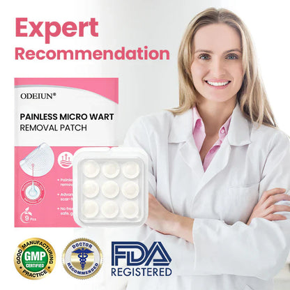 ODEIUN® Painless Micro Wart Removal Patch