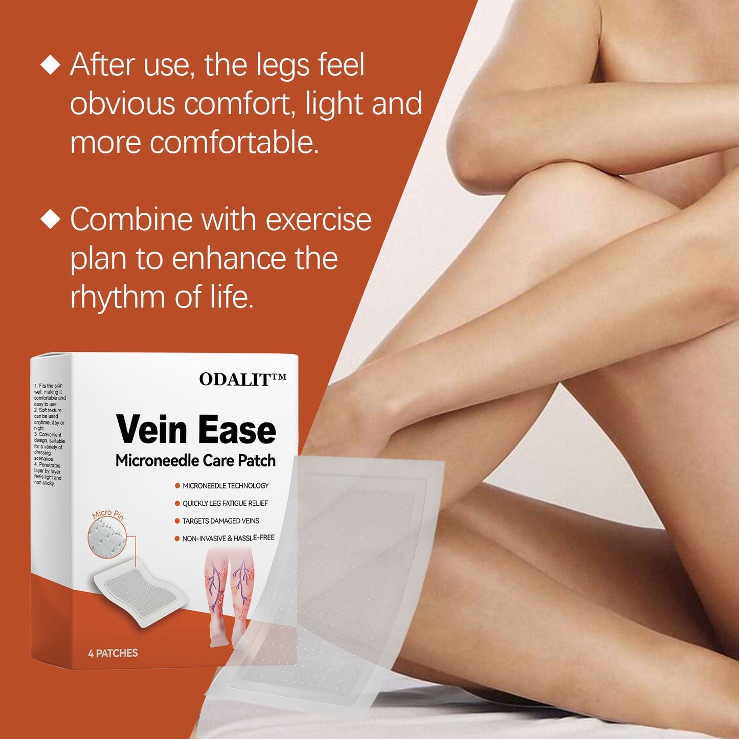ODALIT™ Vein Ease Microneedle Care Patch