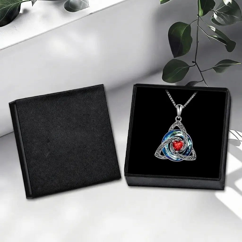 Birthstone Celtic Knot Necklace
