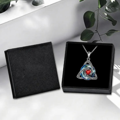 Birthstone Celtic Knot Necklace