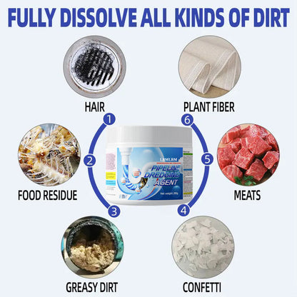 🔥Final 3 Hours: 80% OFF - 🚰LBMLBM™ Powerful Pipeline Dredging Agent – Dissolves Blockages & Kills 99% Bacteria