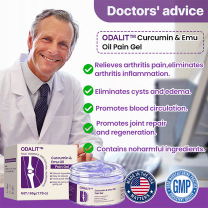 🔥Final 3 Hours: 80% OFF - ODALIT™ Curcumin & Emu Oil Pain Gel – 🏥Backed by US Osteopathic Experts