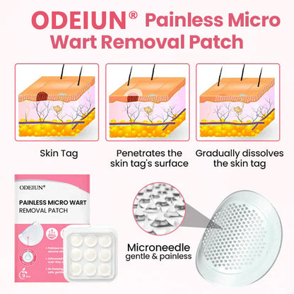 ODEIUN® Painless Micro Wart Removal Patch