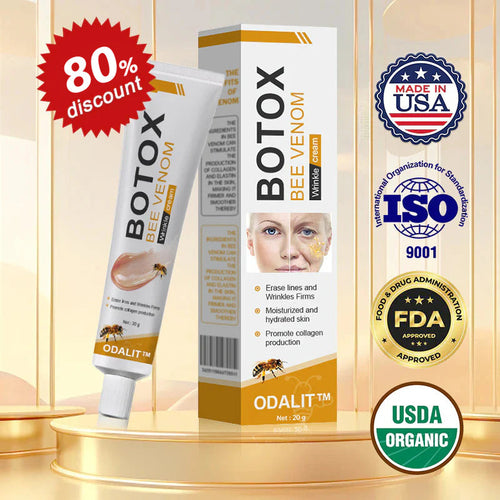 🔥Final 3 Hours: 80% OFF - ODALIT™ Botox Bee Venom Wrinkle Removal Cream🐝