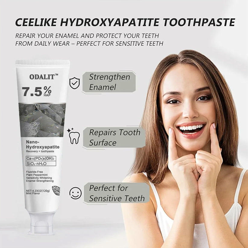 🔥Time-Limited Offer -🦷ODALIT™ Fluoride-Free Nano-Hydroxyapatite Toothpaste