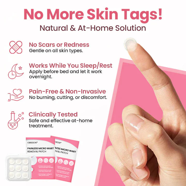 ODEIUN® Painless Micro Wart Removal Patch