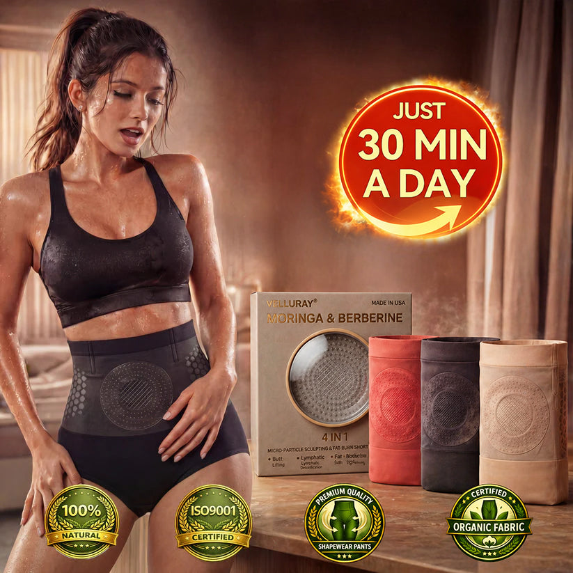 🎈🌋 Official Brand Store | 🔔🔔VELLURAY® 2026 Moringa & Berberine 4-in-1 Micro-Particle Sculpting & Fat-Burning Shorts