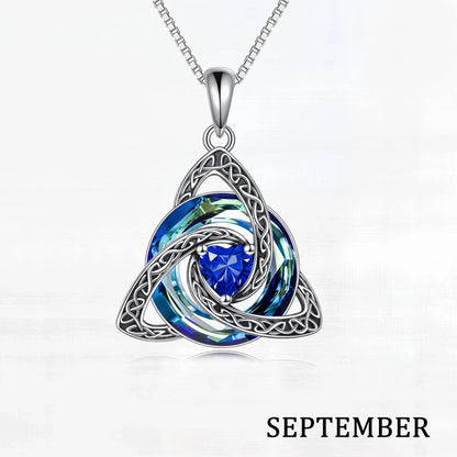 Birthstone Celtic Knot Necklace