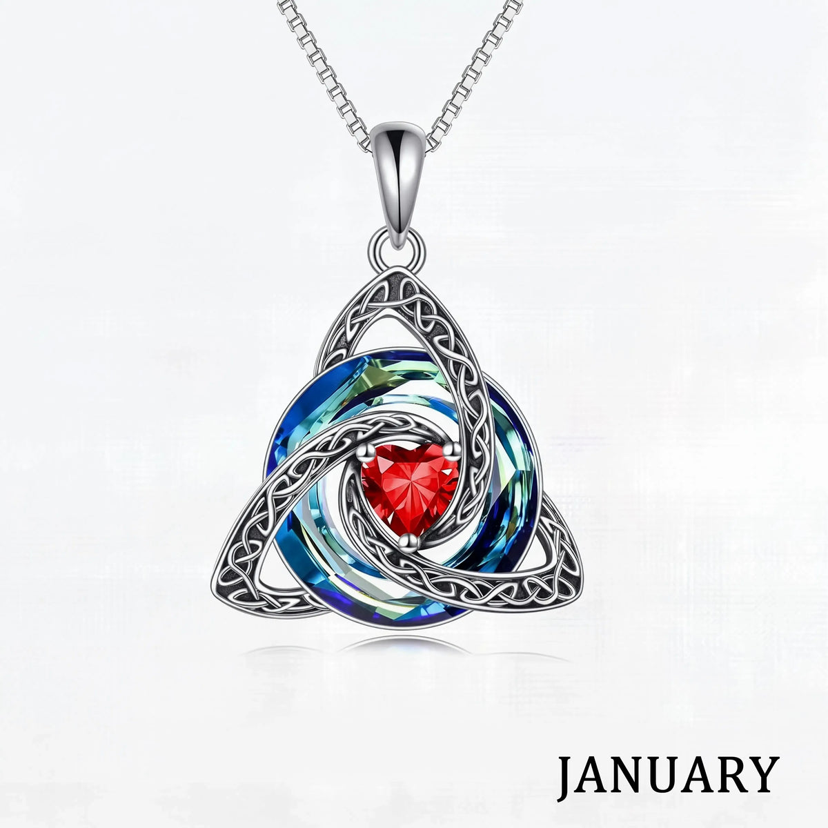 Birthstone Celtic Knot Necklace