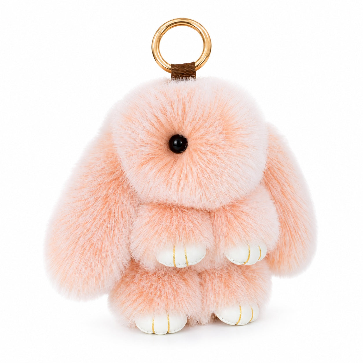 Handmade Plush Rabbit Keychain 100% Handmade Special Gift for Holiday Birthday
