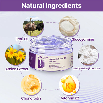 🔥Final 3 Hours: 80% OFF - ODALIT™ Curcumin & Emu Oil Pain Gel – 🏥Backed by US Osteopathic Experts