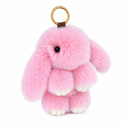 Handmade Plush Rabbit Keychain 100% Handmade Special Gift for Holiday Birthday