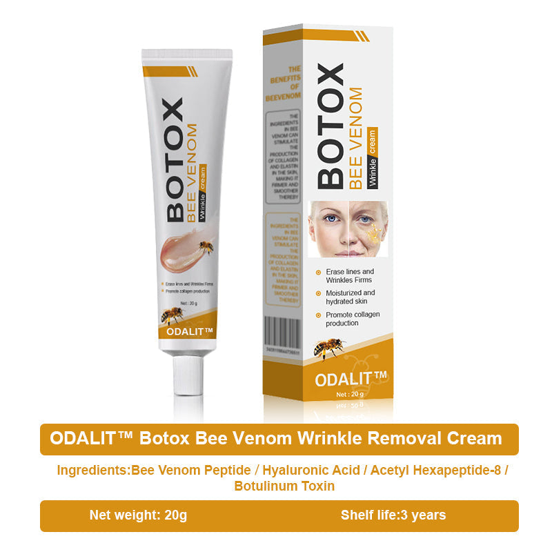🔥Final 3 Hours: 80% OFF - ODALIT™ Botox Bee Venom Wrinkle Removal Cream🐝