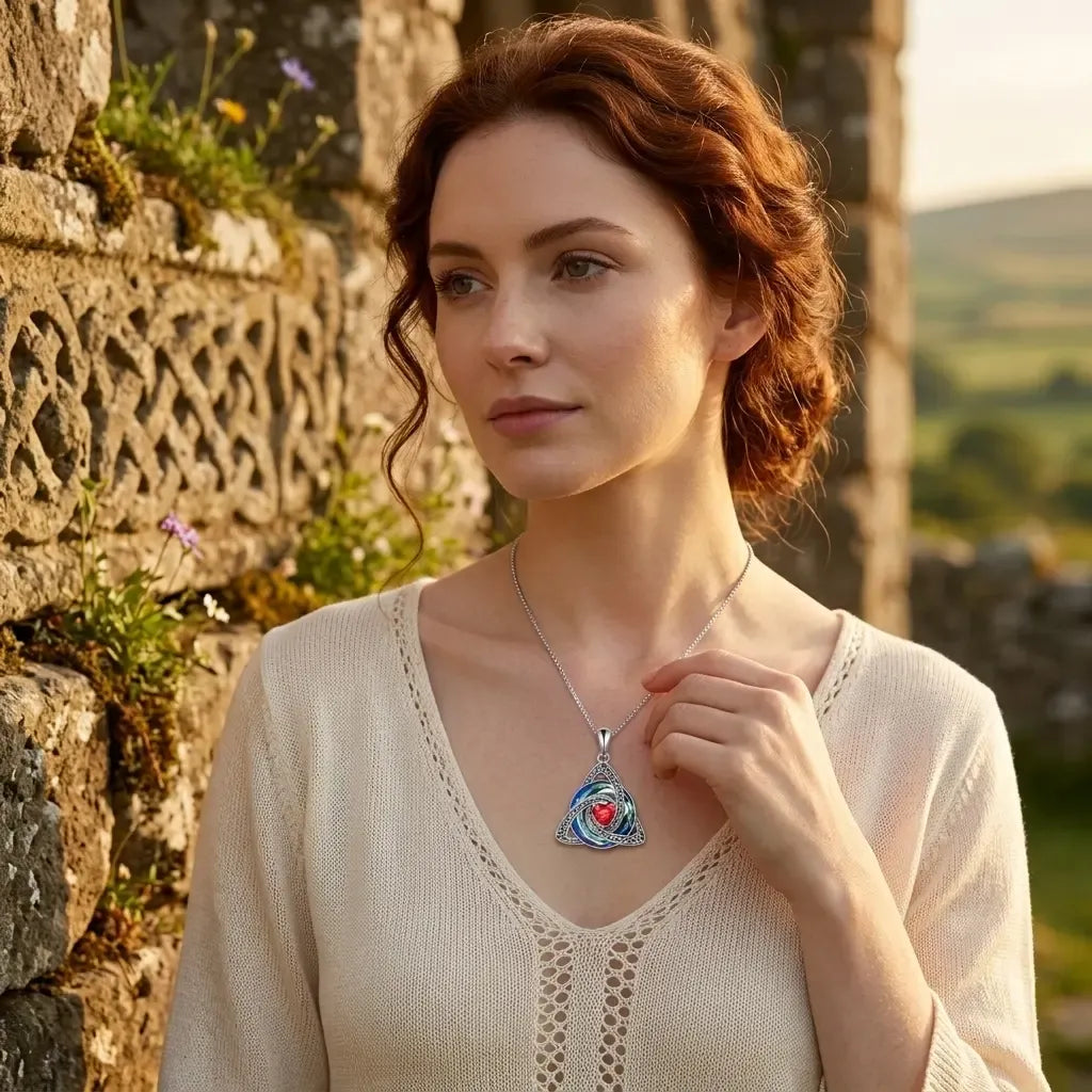 Birthstone Celtic Knot Necklace
