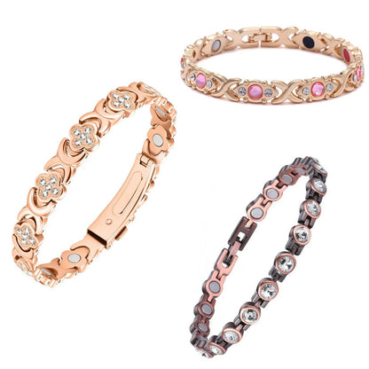 🔥Final 3 Hours: 80% OFF - ODEIUN® Copper Bracelets for Women. Pure Copper Magnetic Bracelet with 3800 Gauss Effective Magnets