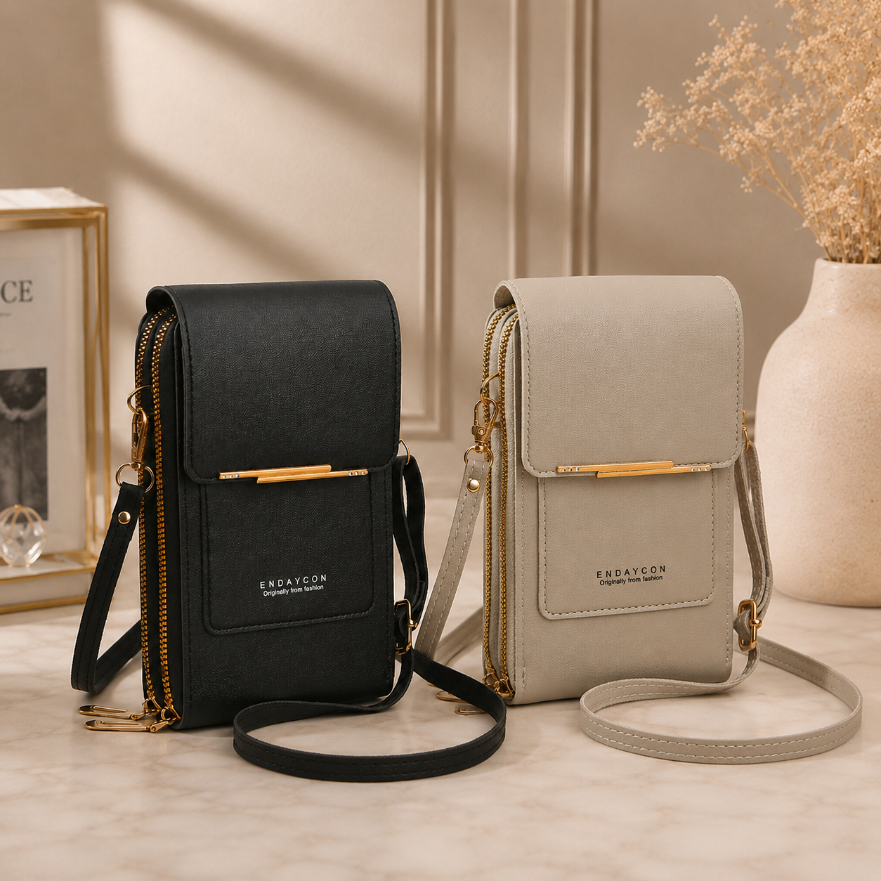 Last Day Buy 1 Get 1 Free · Simple & Elegant Touchscreen Crossbody Phone Wallet