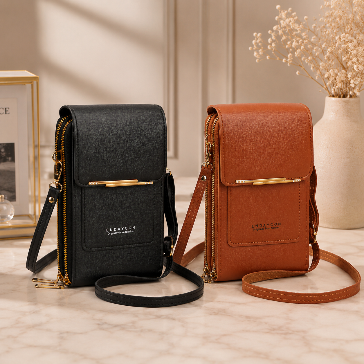 Last Day Buy 1 Get 1 Free · Simple & Elegant Touchscreen Crossbody Phone Wallet
