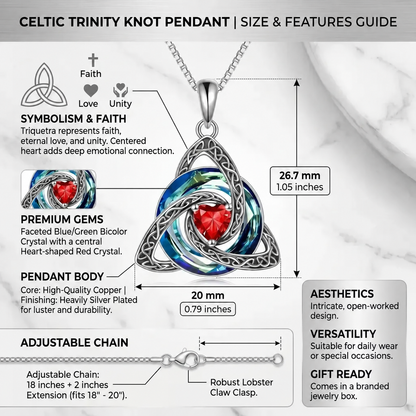 Birthstone Celtic Knot Necklace