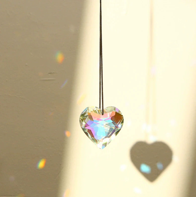 "Dancing Light & Rainbow" Crystal Pendant-Catch the Sunlight · Release the Rainbow · Brighten Every Space