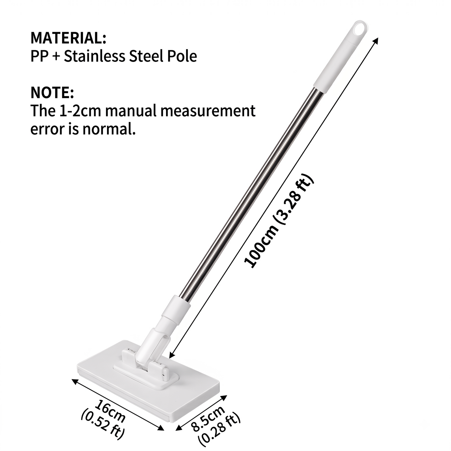 Self-Clipping Flat Mop