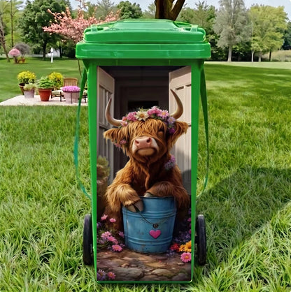 Funny Animal Trash Can Stickers 😂