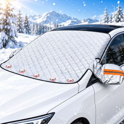 🚗 Magnetic Windshield Cover – All-Season Sun, Snow & Frost Protector for Cars, SUVs & Trucks