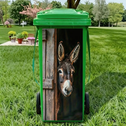Funny Animal Trash Can Stickers 😂