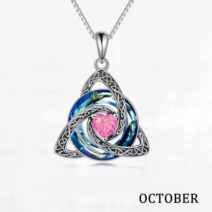 Birthstone Celtic Knot Necklace