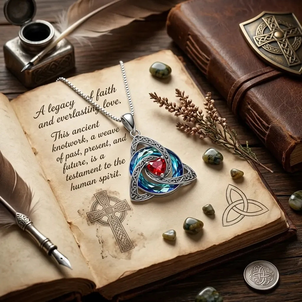 Birthstone Celtic Knot Necklace