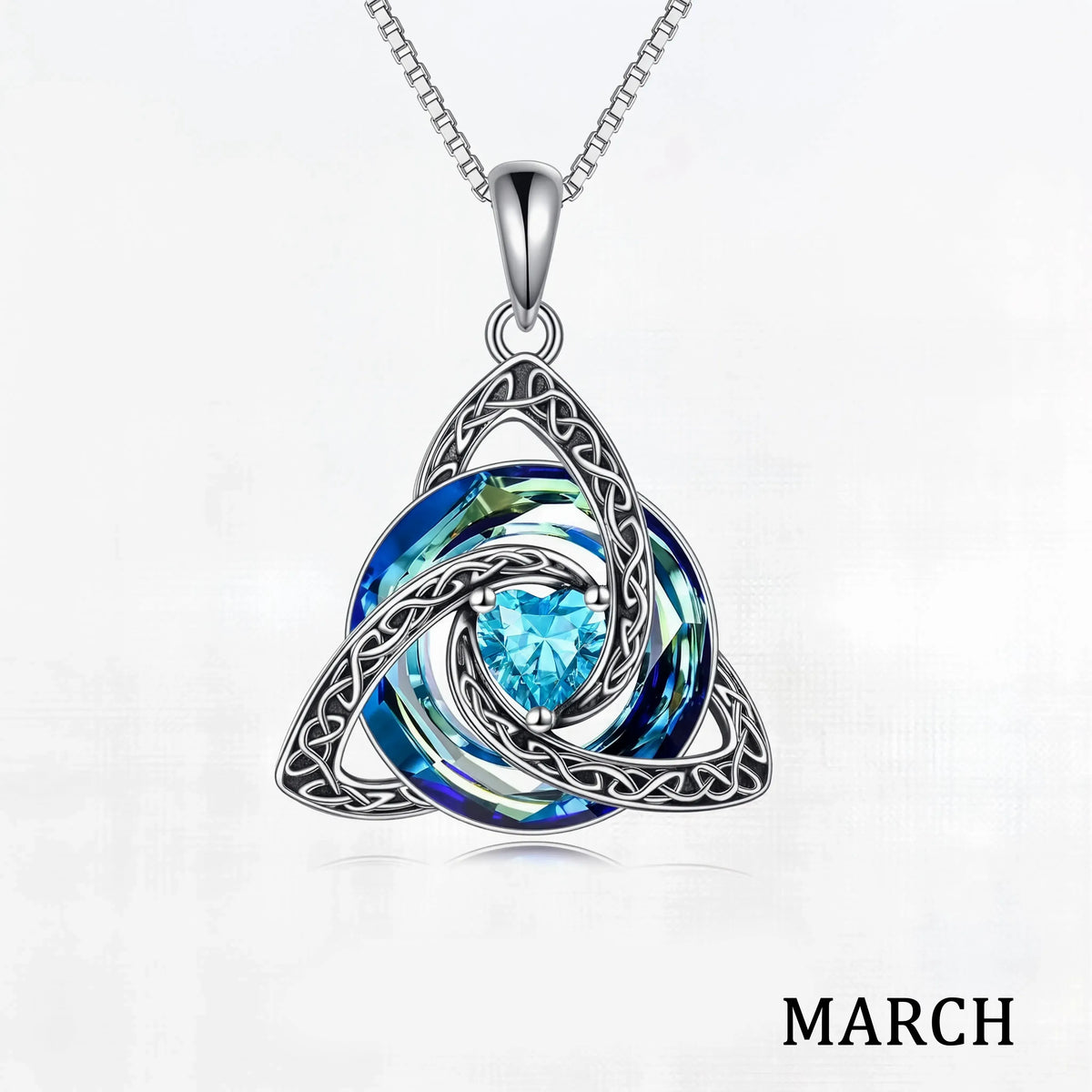 Birthstone Celtic Knot Necklace