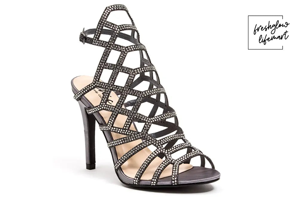 Diamond Stones Sandal High Heels Shoes
