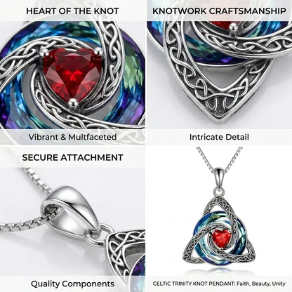 Birthstone Celtic Knot Necklace