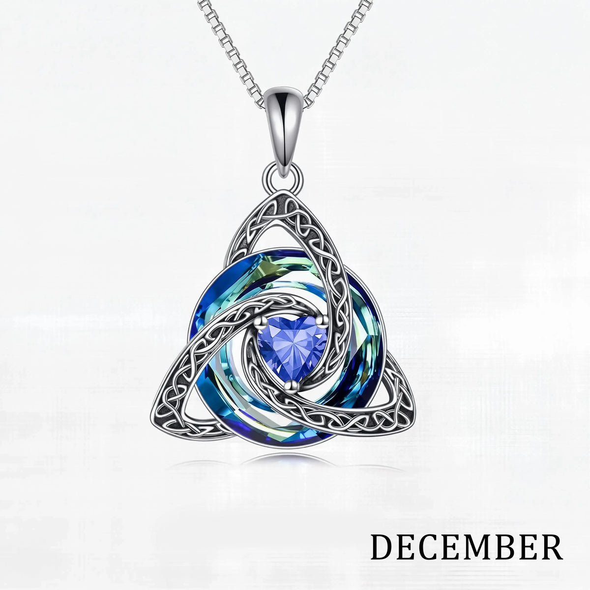 Birthstone Celtic Knot Necklace